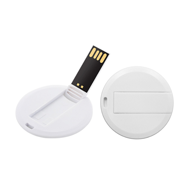 AF 069 PVC CARD ROUND USB USB FLASH DRIVE