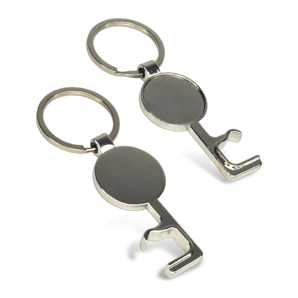 AKE 013 MULTI-FUNCTIONAL ROUND KEY CHAIN BOTTLE OPENER