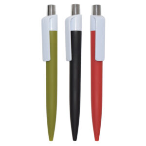 APP 10 HIGH QUANTITY RUBBER BODY PLASTIC PENS